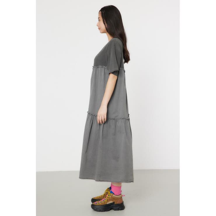 ピグメントギャザードッキングワンピース | RODEO CROWNS WIDE BOWL | 詳細画像10 