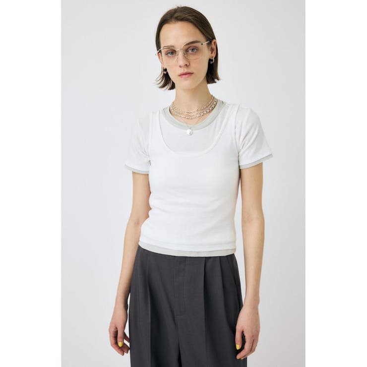 WHT | LAYERED セット TEE | MOUSSY OUTLET