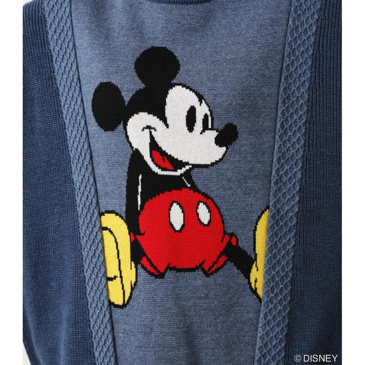 MICKEY)ニットドッキングトップス[品番：BJLW0019019]｜RODEO