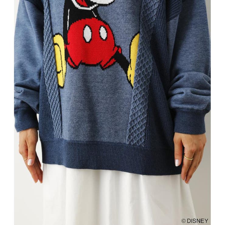 【値下げ】完売品 ロデオクラウンズ ミッキー ニットドッキングトップス MICKEY)ニットドッキングトップス[品番：BJLW0019019]｜RODEO