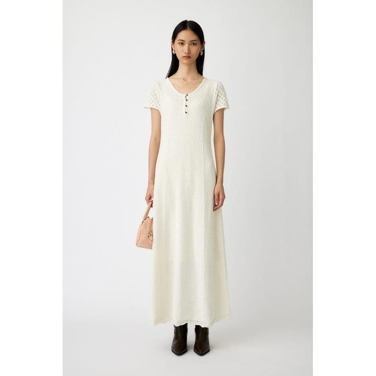 O/WHT1 | OPEN NECK MERMAID ドレス | MOUSSY OUTLET