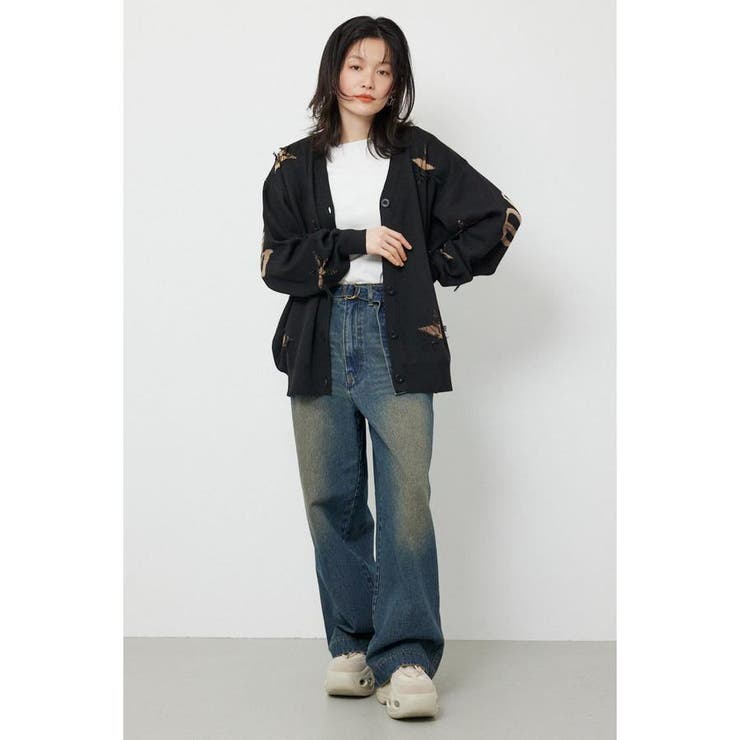 スター柄ニットカーディガン | RODEO CROWNS WIDE BOWL | 詳細画像10 