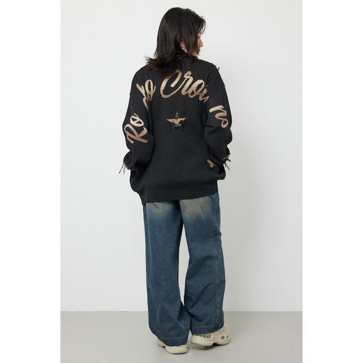 スター柄ニットカーディガン | RODEO CROWNS WIDE BOWL | 詳細画像12 