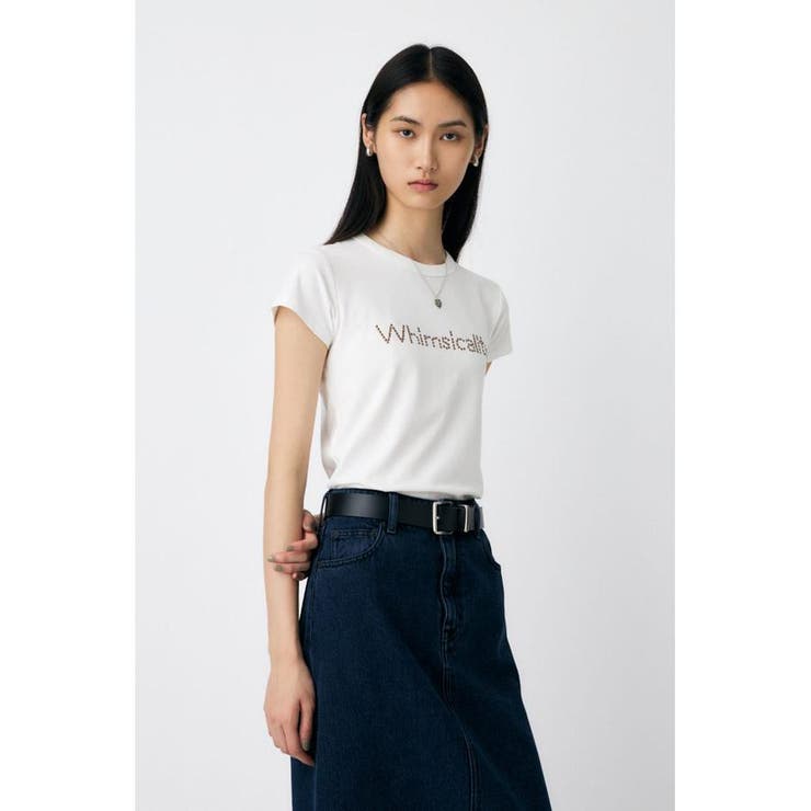 STUDS LOGO TEE | MOUSSY OUTLET | 詳細画像1 