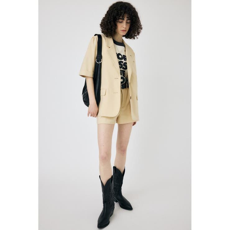 SHORT SLEEVE テーラードジャケット | MOUSSY OUTLET | 詳細画像1 