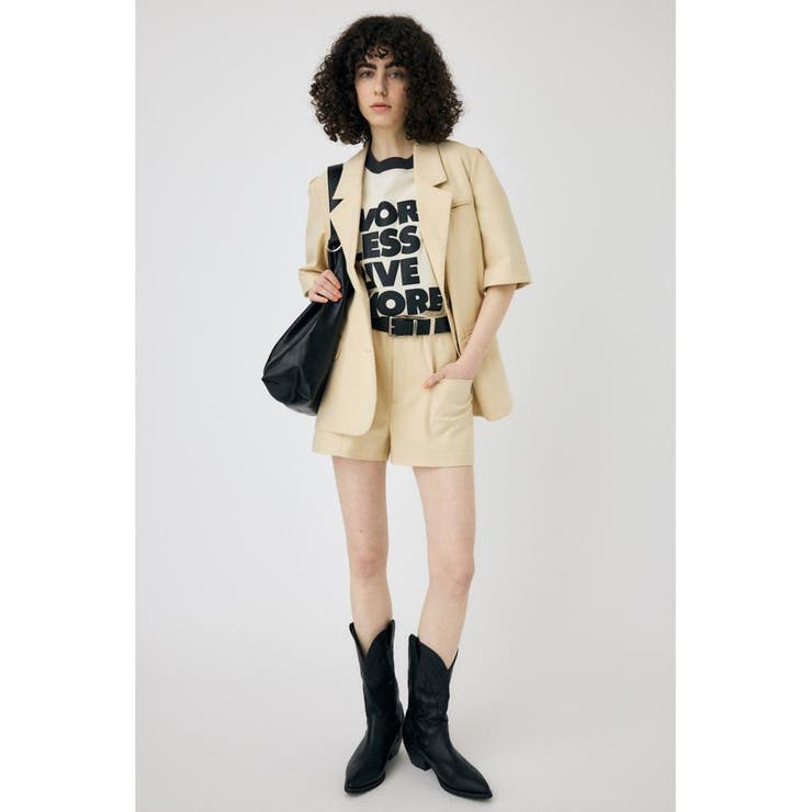 SHORT SLEEVE テーラードジャケット | MOUSSY OUTLET | 詳細画像2 