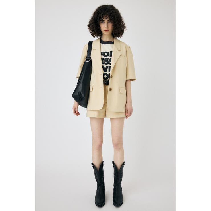 SHORT SLEEVE テーラードジャケット | MOUSSY OUTLET | 詳細画像3 