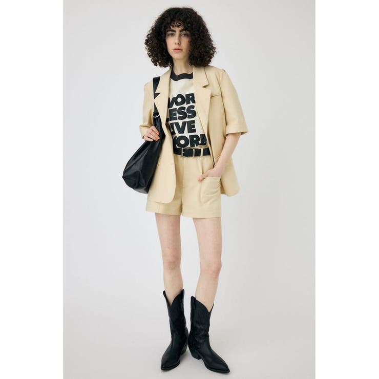 SHORT SLEEVE テーラードジャケット | MOUSSY OUTLET | 詳細画像3 