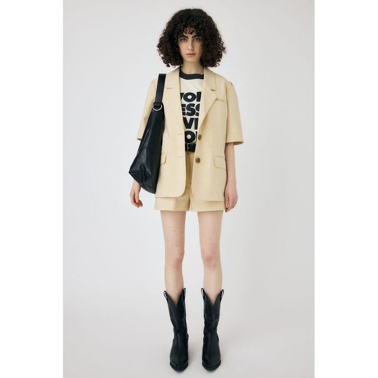 SHORT SLEEVE テーラードジャケット | MOUSSY OUTLET | 詳細画像4 