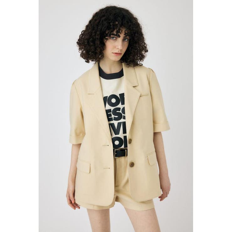 SHORT SLEEVE テーラードジャケット | MOUSSY OUTLET | 詳細画像5 