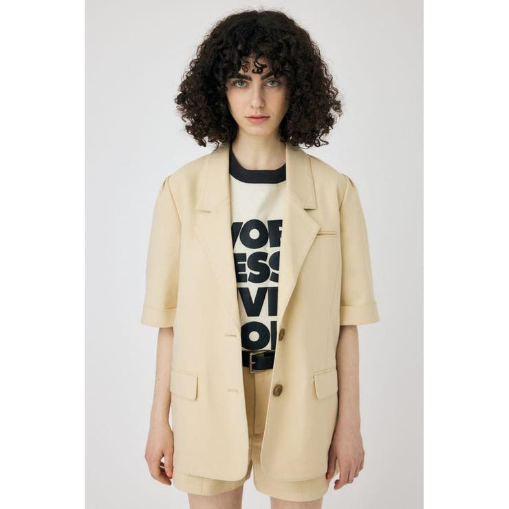 SHORT SLEEVE テーラードジャケット | MOUSSY OUTLET | 詳細画像6 