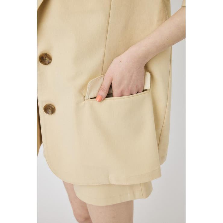 SHORT SLEEVE テーラードジャケット | MOUSSY OUTLET | 詳細画像11 