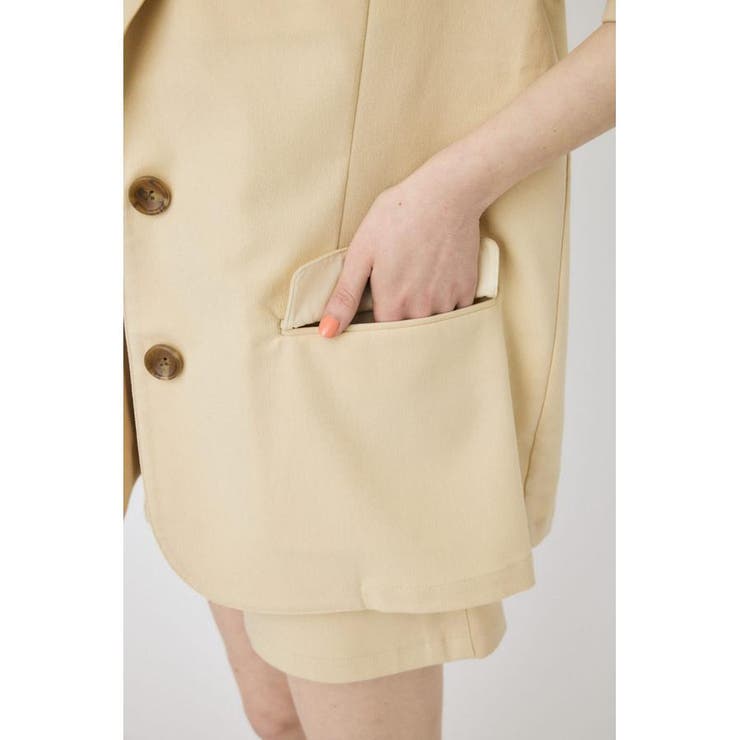 SHORT SLEEVE テーラードジャケット | MOUSSY OUTLET | 詳細画像12 