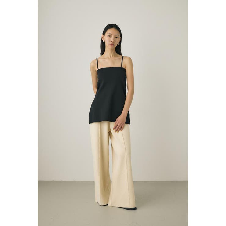 ニットワイドパンツ 素材の一部にオーガニックコットン使用 | MOUSSY OUTLET | 詳細画像1 