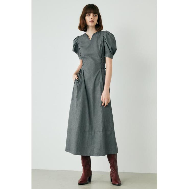 SIDE LACE UP ドレス[品番：BJLW0019591]｜MOUSSY OUTLET（マウジー  