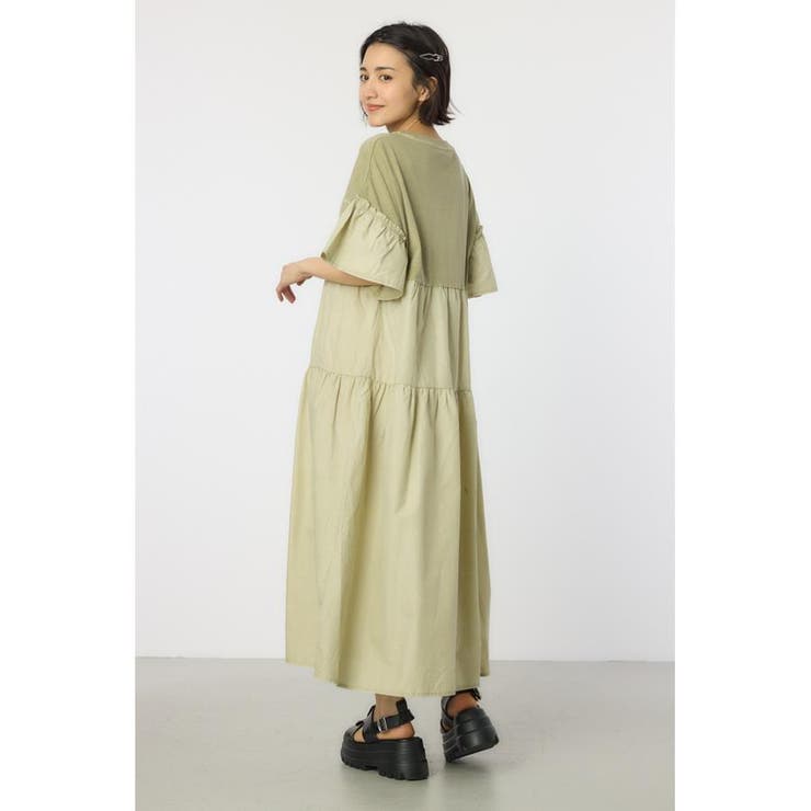 ピグメントドッキングティアードワンピース | RODEO CROWNS WIDE BOWL | 詳細画像14 