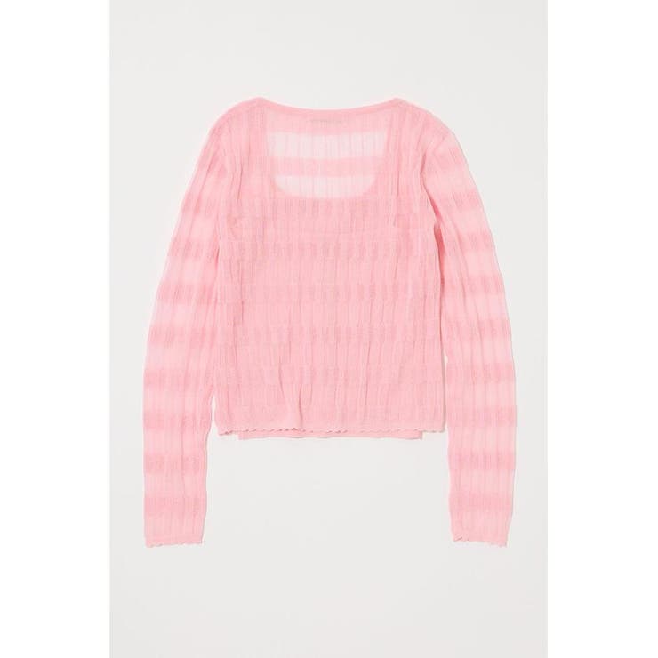 SHEER BORDER カーディガン | MOUSSY OUTLET | 詳細画像20 