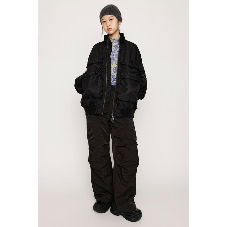 NYLON GATHER パンツ | SLY OUTLET | 詳細画像1 