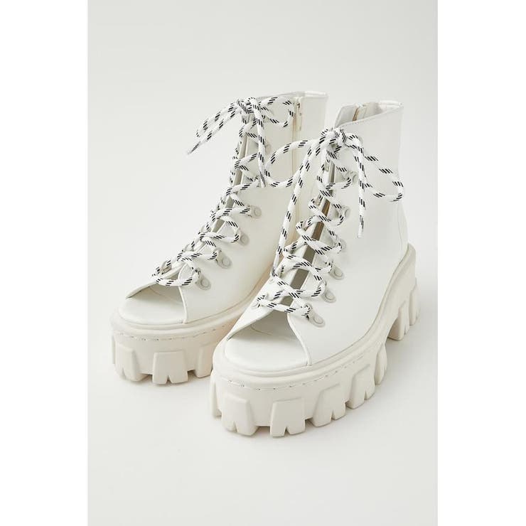 Moussy LACE UP CHUNKY SOLE サンダル - ブーツ