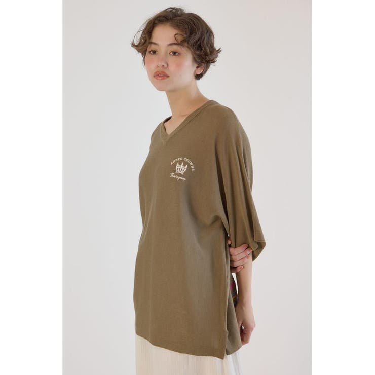 BIG LOGO5分袖ニットトップス | RODEO CROWNS WIDE BOWL | 詳細画像29 