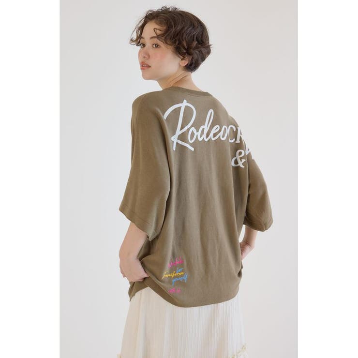 BIG LOGO5分袖ニットトップス | RODEO CROWNS WIDE BOWL | 詳細画像31 
