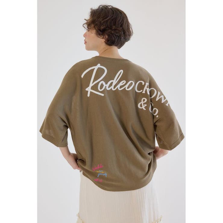 BIG LOGO5分袖ニットトップス | RODEO CROWNS WIDE BOWL | 詳細画像33 
