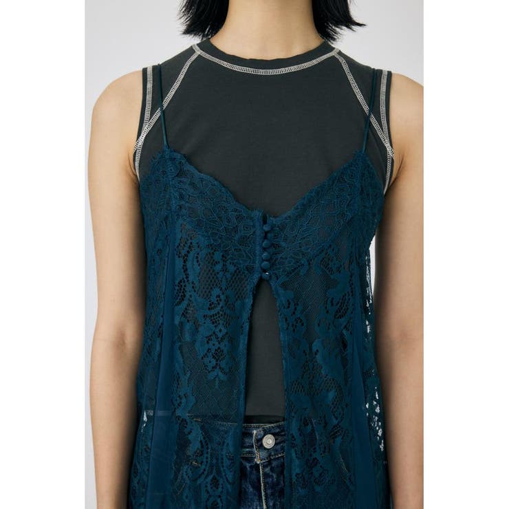 PANEL LACE キャミドレス | MOUSSY OUTLET | 詳細画像8 