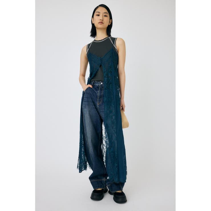 NVY | PANEL LACE キャミドレス | MOUSSY OUTLET