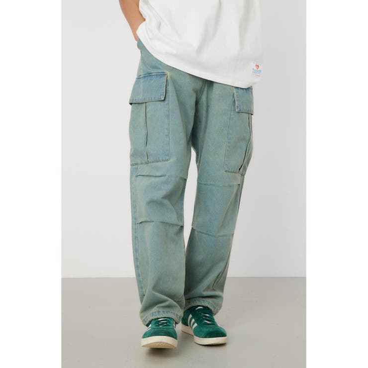 L/BLU1 | v/w  cargo denim | RODEO CROWNS WIDE BOWL