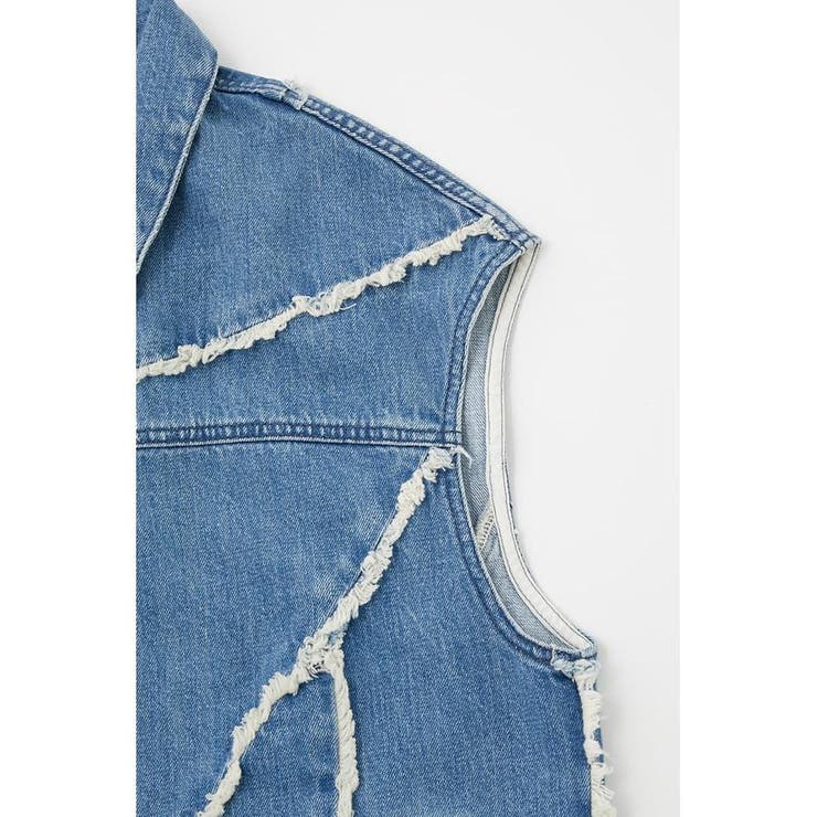 PATCHWORK BIG DENIM ベスト[品番：BJLW0020017]｜MOUSSY OUTLET