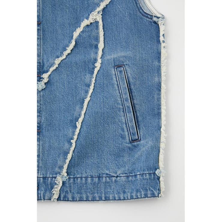 PATCHWORK BIG DENIM ベスト[品番：BJLW0020017]｜MOUSSY OUTLET 