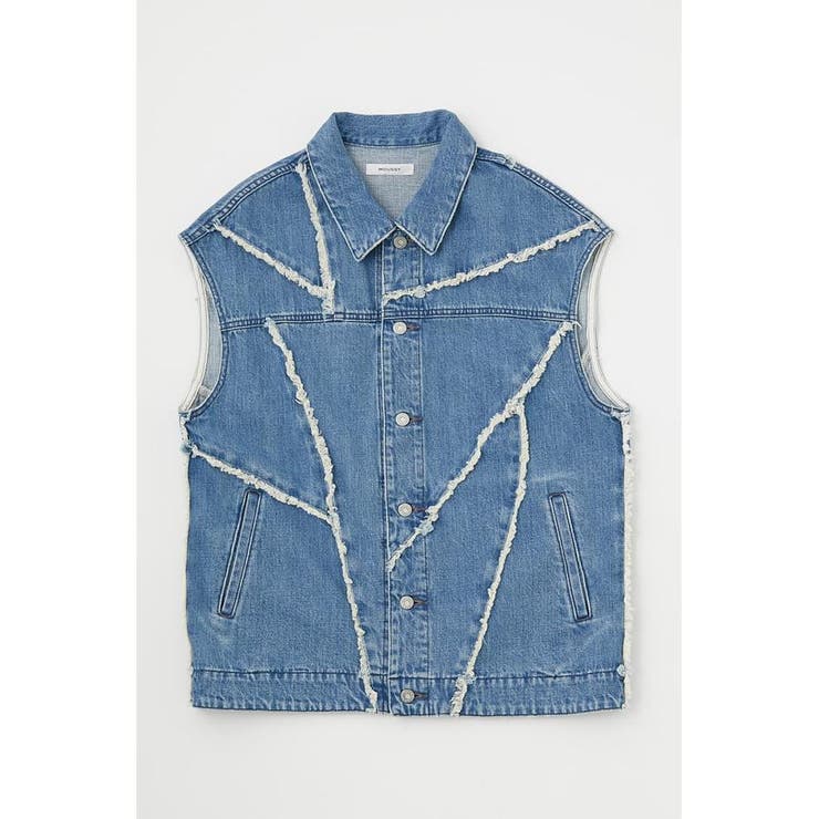 PATCHWORK BIG DENIM ベスト[品番：BJLW0020017]｜MOUSSY OUTLET 
