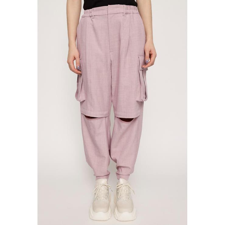 KNEE ZIP CARGO パンツ[品番：BJLW0024717]｜SLY OUTLET（スライ