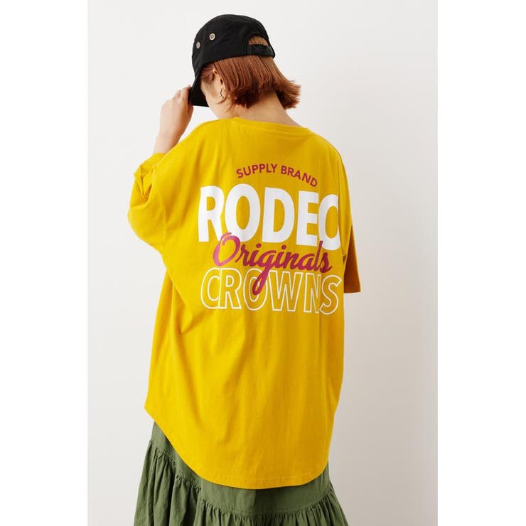 スクリプトカラーロゴTシャツ[品番：BJLW0026047]｜RODEO CROWNS WIDE