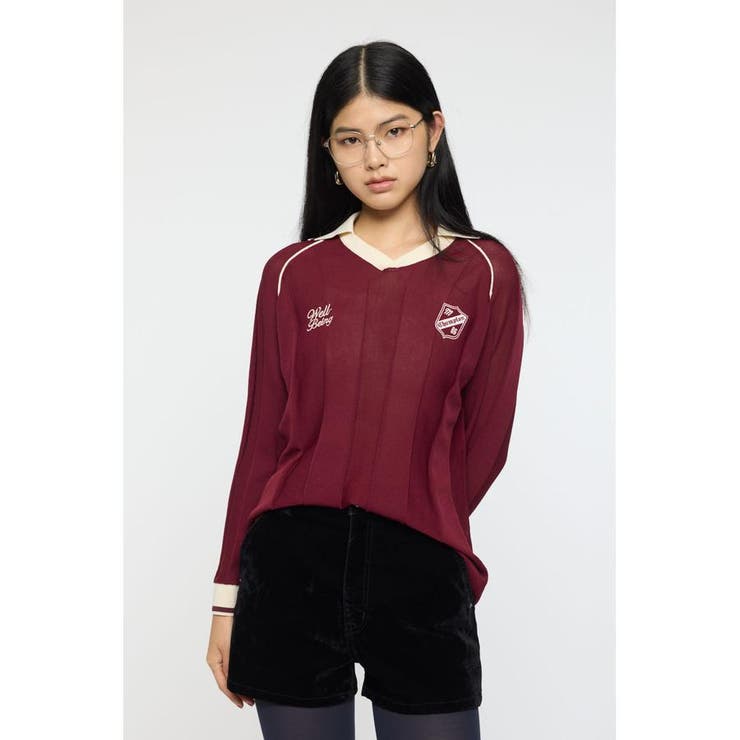 D/RED3 | KNIT GAME シャツ | MOUSSY OUTLET