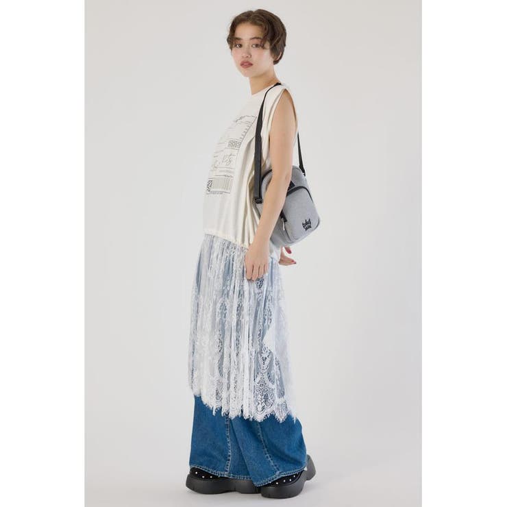 レースドッキングブラウジングワンピース | RODEO CROWNS WIDE BOWL | 詳細画像3 