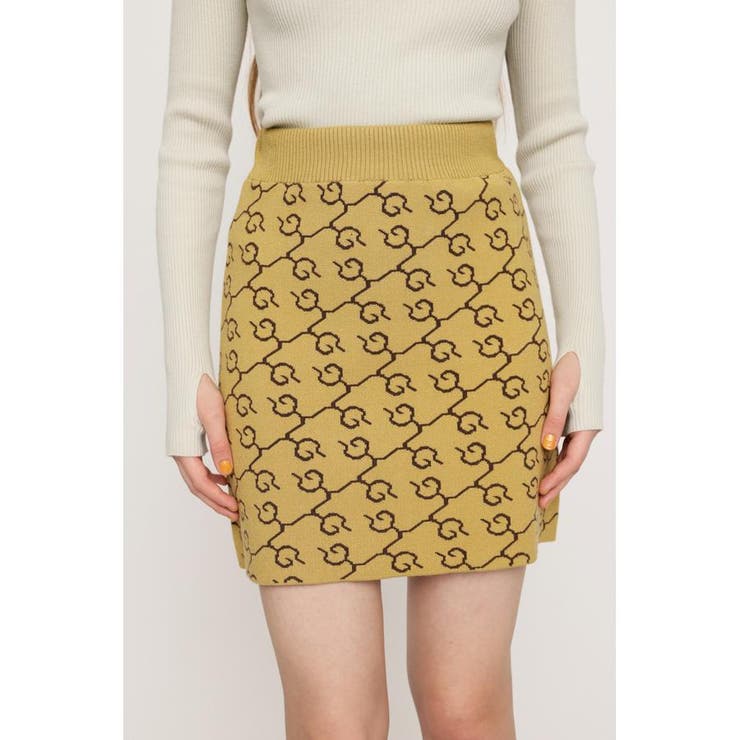 MONOGRAM JACQUARD ショートスカート | SLY OUTLET | 詳細画像2 