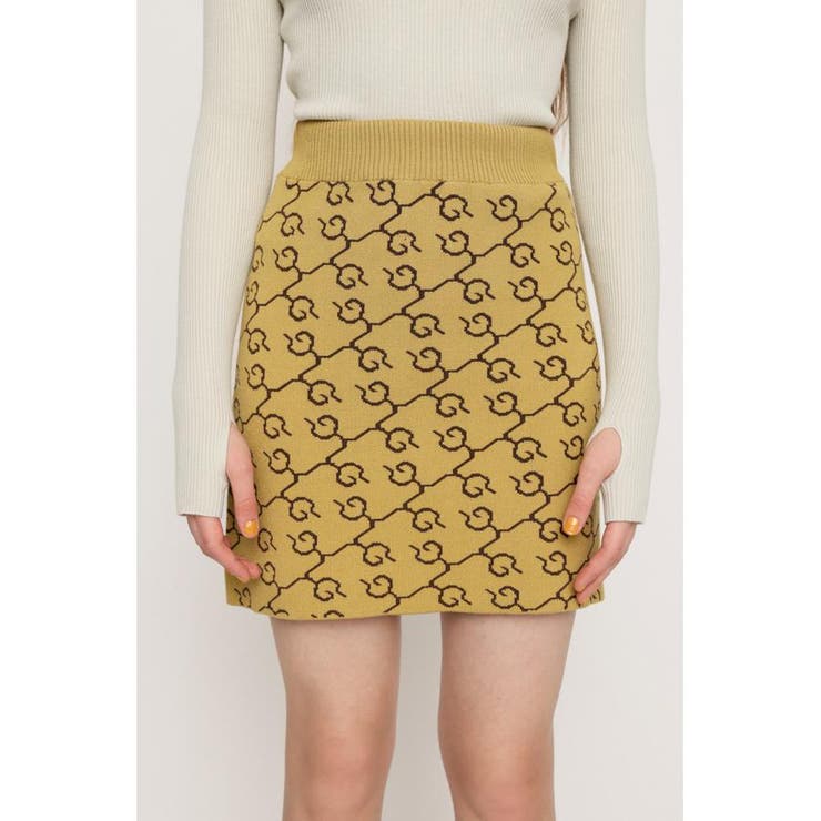 MONOGRAM JACQUARD ショートスカート | SLY OUTLET | 詳細画像3 