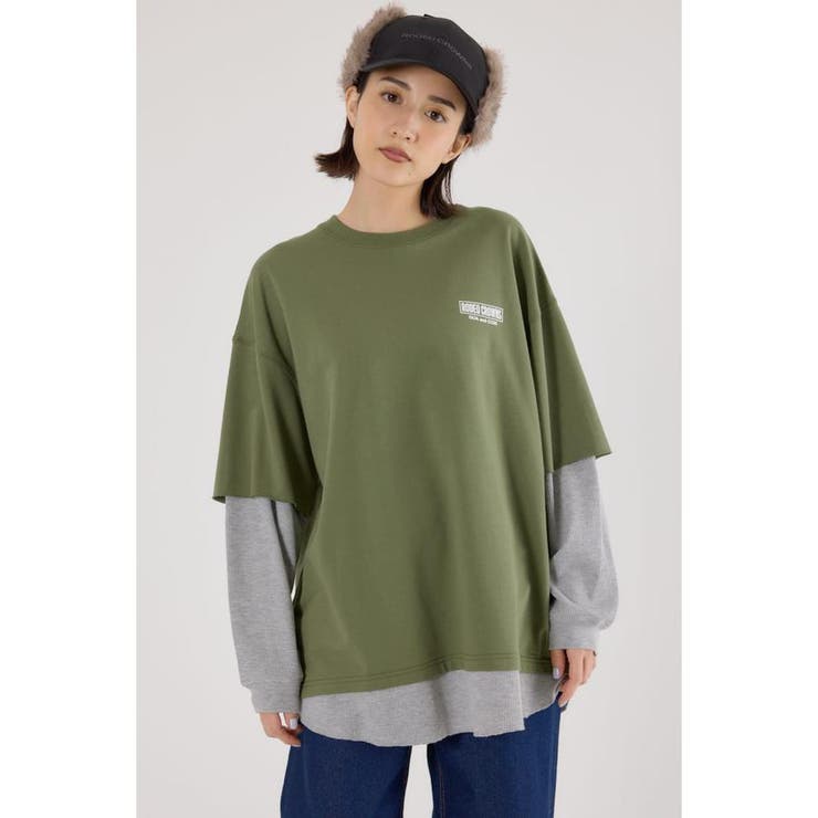 ルーズレイヤードライクスウェットトップス | RODEO CROWNS WIDE BOWL | 詳細画像14 