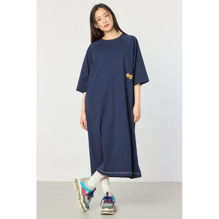 ラグランカラーステッチワンピース | RODEO CROWNS WIDE BOWL | 詳細画像18 