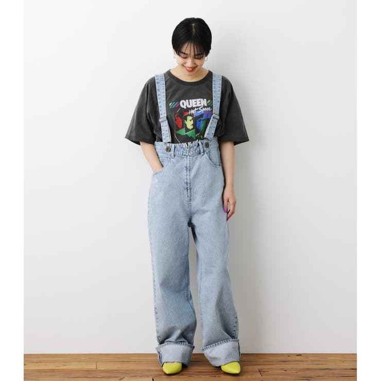 サスペンダールーズサロペット[品番：BJLW0022489]｜RODEO CROWNS WIDE 
