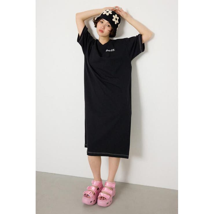 ハーフスリーブステッチワンピース | RODEO CROWNS WIDE BOWL | 詳細画像3 