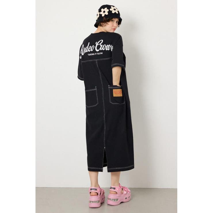 ハーフスリーブステッチワンピース | RODEO CROWNS WIDE BOWL | 詳細画像5 