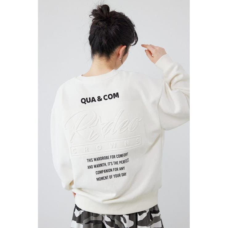 O/WHT1 | エンボススターロゴスウェットトップス | RODEO CROWNS WIDE BOWL