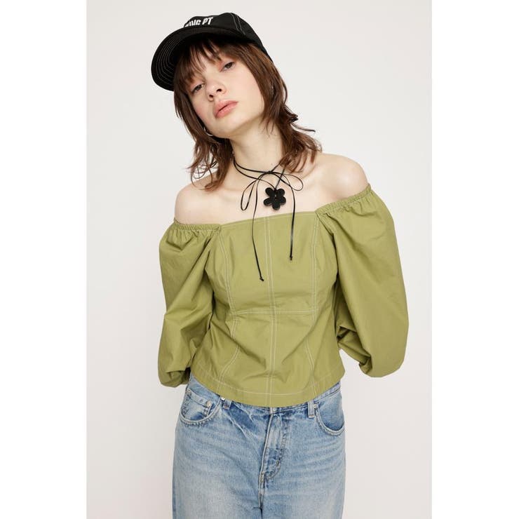 BALLOON SLEEVE 2WAY ブラウス | SLY OUTLET | 詳細画像24 