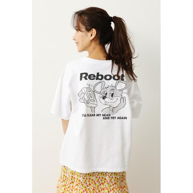 REBOOT BIG Tシャツ[品番：BJLW0001613]｜RODEO CROWNS WIDE  BOWL（ロデオクラウンズワイドボウル）のレディースファッション通販｜SHOPLIST（ショップリスト）