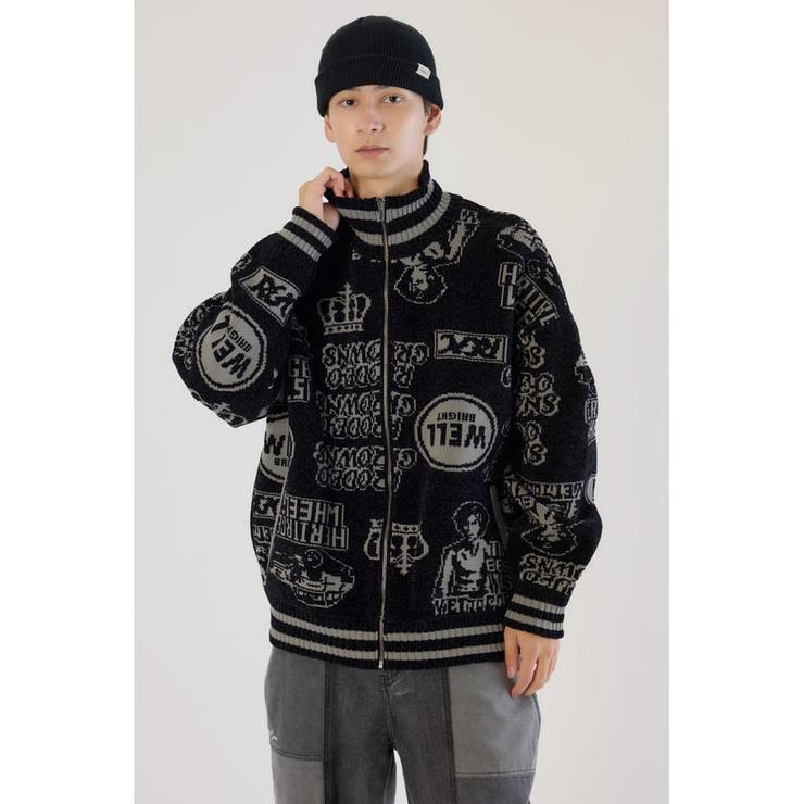 グラフィティーニットスタジャン | RODEO CROWNS WIDE BOWL | 詳細画像3 