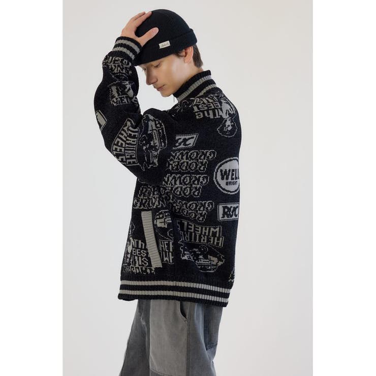 グラフィティーニットスタジャン | RODEO CROWNS WIDE BOWL | 詳細画像4 