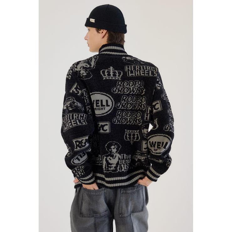 グラフィティーニットスタジャン | RODEO CROWNS WIDE BOWL | 詳細画像6 