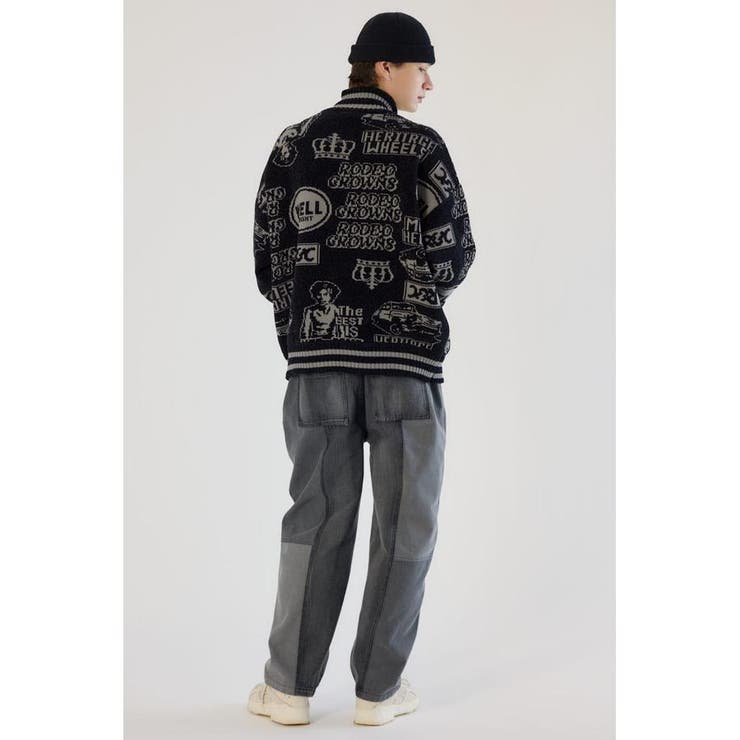 グラフィティーニットスタジャン | RODEO CROWNS WIDE BOWL | 詳細画像8 